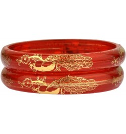 Indian Bangles Jewelry Fashion Bollywood Gold Acrylic Resin Bracelet Bangle Set for Women Style 1 2-6 $12.09 Bracelets