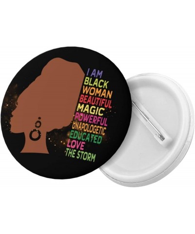 I Am Black History Month Pins,Personalized Button Pins for Backpack/Hat, Shirt Pins for Women,Badges,Brooches for Dress,Jacke...