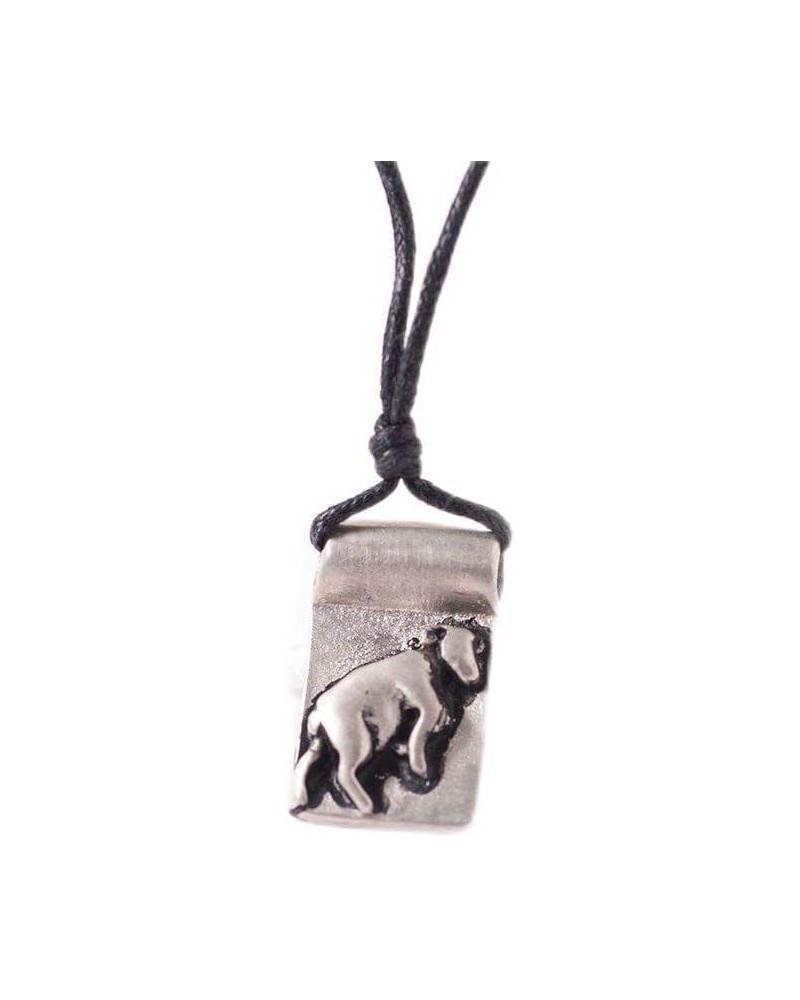 Chinese Zodiac Silver Pewter Charm Necklace Pendant Jewelry Goat-Cotton $6.88 Necklaces