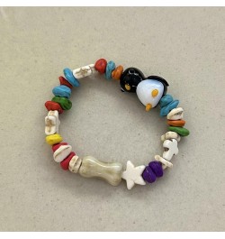 Beautiful Multi Color Cross Stretch Bracelet Stone Acrylic Star Animals Bracelet Christian Cross Bracelet Christmas Y2k Brace...