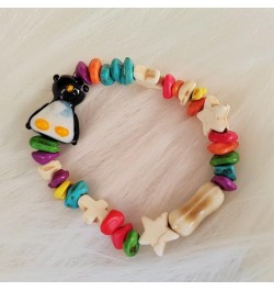 Beautiful Multi Color Cross Stretch Bracelet Stone Acrylic Star Animals Bracelet Christian Cross Bracelet Christmas Y2k Brace...