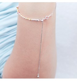 The Lord is My Strength Morse Code Bracelets for Women, 925 Sterling Silver Bracelets for Women, Little Words Project Bracele...