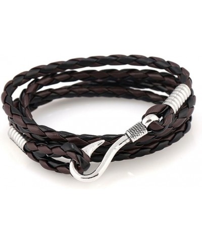 5-10pcs Nylon Rope Wrap Military Camouflage Nautical Fishook Bracelet, DIY Bracelet,Anklet,Necklace,32 Inch 10pcs leather and...