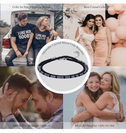 Inspirational Morse Code Bracelets for Women Men Teen Girl Gifts Best Friend Birthday Gifts for Him Her Adjustable Layered Se...