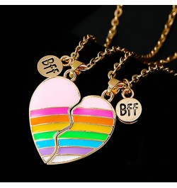 Friendship Necklace for 3 Matching Heart Necklaces Best Friend Necklaces Bff Necklaces for Teen Girls Trendy Stuff Sun Moon S...