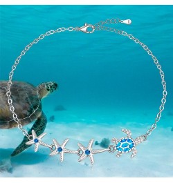 Chakra Lotus Flower Pineapple Flamingo Elephant Sea Turtle Octopus Seashell Dolphin Infinity Anklet for Women Sterling Silver...