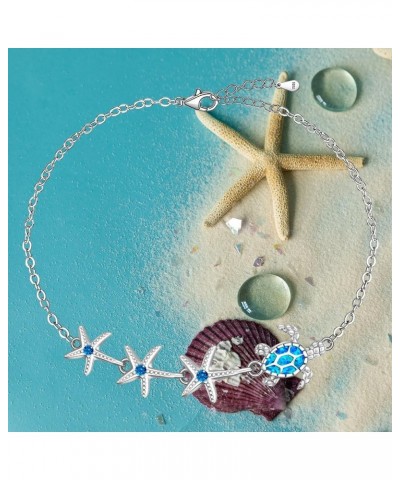 Chakra Lotus Flower Pineapple Flamingo Elephant Sea Turtle Octopus Seashell Dolphin Infinity Anklet for Women Sterling Silver...