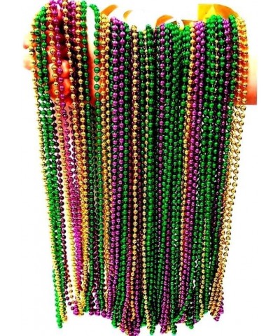 Festive Metallic Beaded Necklaces 144 Pack GREEN, GOLD, PURPLE $13.62 Necklaces