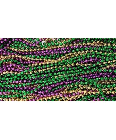 Festive Metallic Beaded Necklaces 144 Pack GREEN, GOLD, PURPLE $13.62 Necklaces