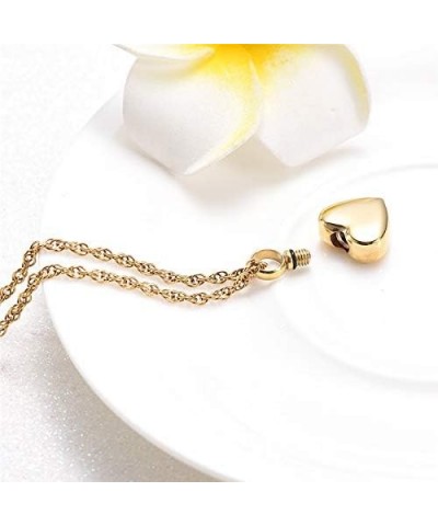 Personalized Custom gold Heart Urn Necklaces for Ashes Memorial Pendant Keepsake Cremation Jewelry mama $8.94 Necklaces