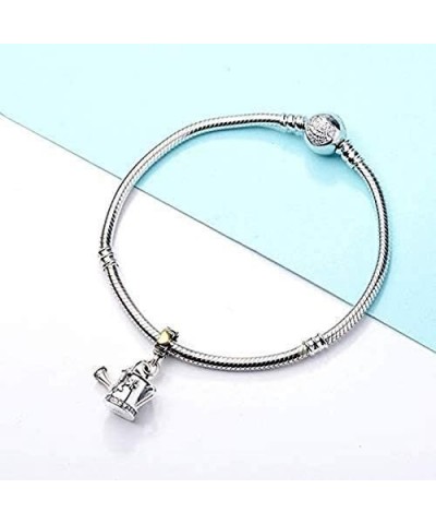 Garden Watering Can Love Mom Mothers Day 925 Sterling Silver Charm Bead Pendant for Pandora & Similar Charm Bracelets or Neck...