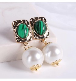 big shell pearl drop earrings for women girls S925 Silver needles 14K Gold Plated large size dargle earrings Baroque pearl Wh...