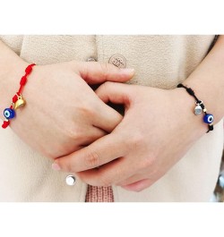 7 Knot Bracelet Couples Bracelet Red Evil Eye Bracelets for Women Girls Best Bitches Bracelet Wishing Attract Heart Matching ...