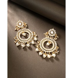 Jhumki Jhumka Earrings Indian Wedding Traditional Party Fusion Fashion Jewelry For Women White $16.17 Earrings