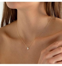 Gold Necklace for Women 14K Gold Plated Dainty Star of David Necklace Simple Moon and Star Necklace Sun Lotus Pendant Necklac...