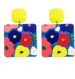 Acrylic Earrings for Women Multicolor Resin Earrings for Girl Statement Dangles Drop Earrings EH-Ntyle 6 $8.39 Earrings