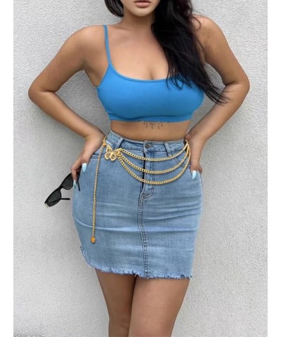 Chain Belts for Women Fashion Plus Size Waist Chain Belt Gold Silver Waist Belt Belly Chain JWaist Links Belt Gold Butterfly ...