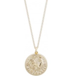 HONEYCAT Chinese Zodiac Coin Necklace in Gold, Rose Gold, or Silver | Minimalist, Delicate Jewelry Rooster Gold $18.69 Necklaces