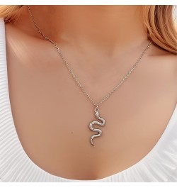 Reputation Snake Chain Necklace for Women Layered Snake Choker Necklace Vintage Necklace Outfit Music Lover Singer Song Inspi...