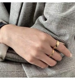 18K Gold Plated Titanium Must-Have Minimalist Stackable Band Ring, Women Gold Jewelry, Never Tarnish 2.0 Millimeters 5 $18.54...