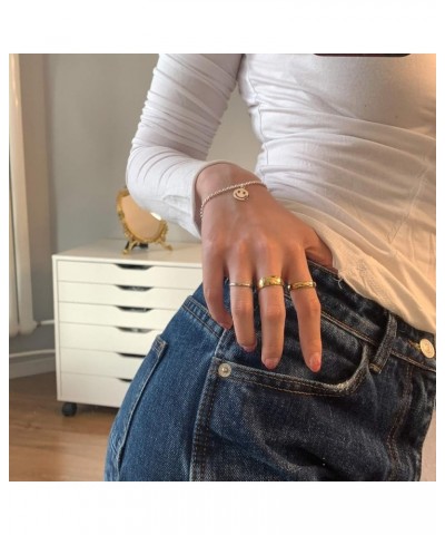 18K Gold Plated Titanium Must-Have Minimalist Stackable Band Ring, Women Gold Jewelry, Never Tarnish 2.0 Millimeters 5 $18.54...