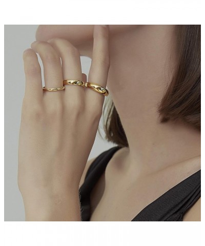 18K Gold Plated Titanium Must-Have Minimalist Stackable Band Ring, Women Gold Jewelry, Never Tarnish 2.0 Millimeters 5 $18.54...