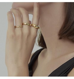 18K Gold Plated Titanium Must-Have Minimalist Stackable Band Ring, Women Gold Jewelry, Never Tarnish 2.0 Millimeters 5 $18.54...