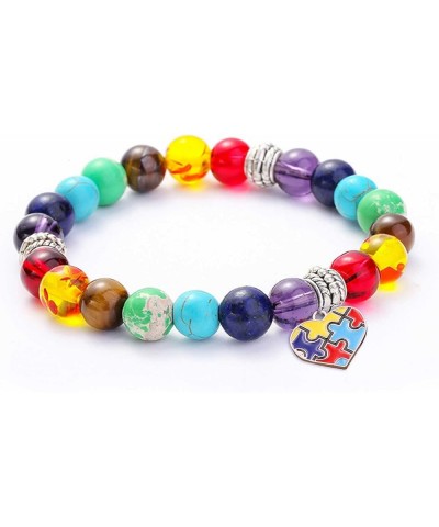 Autism Awareness Bracelet Inspirational Autism Support Accessories Autistic Shirt Stuff for Men Women Jewelry Meditation Gift...