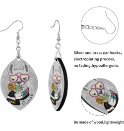 Fashion Copper Plated Silver Earring MDF Wood Drop/Leaf Lightweight Earrings Multi 34 $6.83 Earrings