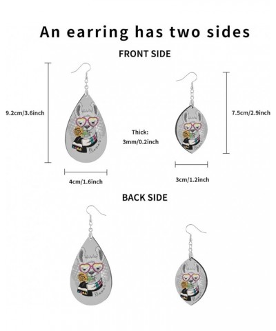 Fashion Copper Plated Silver Earring MDF Wood Drop/Leaf Lightweight Earrings Multi 34 $6.83 Earrings