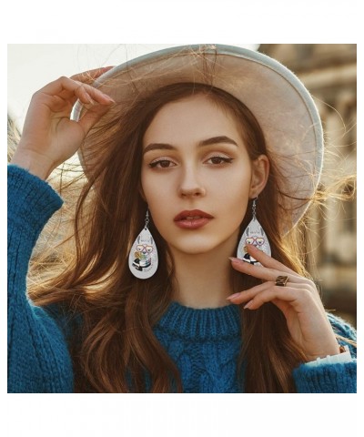 Fashion Copper Plated Silver Earring MDF Wood Drop/Leaf Lightweight Earrings Multi 34 $6.83 Earrings