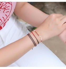 Colorful Seed Beads Friendship Bracelets Handmade Thin Strand Bracelets Women Boho Beach Bracelets 062F $9.50 Bracelets