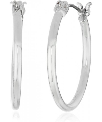 Nine West Women's Earrings Silver Small Click-Top Hoop Earrings $10.49 Earrings