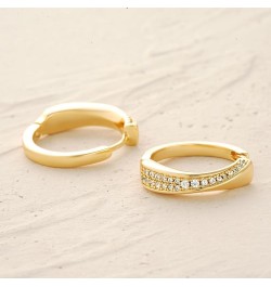 Women Huggie Earrings Gold Hoop Sleeper 14K Gold Filled Small Simple Handmade Hypoallergenic Everyday Jewelry Orbit $10.82 Ea...