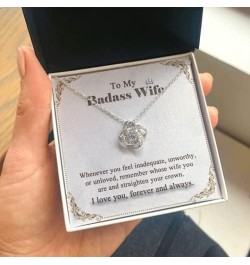 to My Future Wife Necklace, to my Wife, Necklaces For Wife From Husband With Message Card and Gift Box, Necklace For Girlfrie...