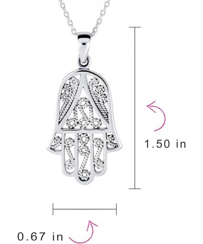 Personalize Yogi Cubic Zirconia Blue CZ Amulet Talisman Hamsa Hand Of God Pendant Necklace Dangle Earring For Women Teen Jewe...