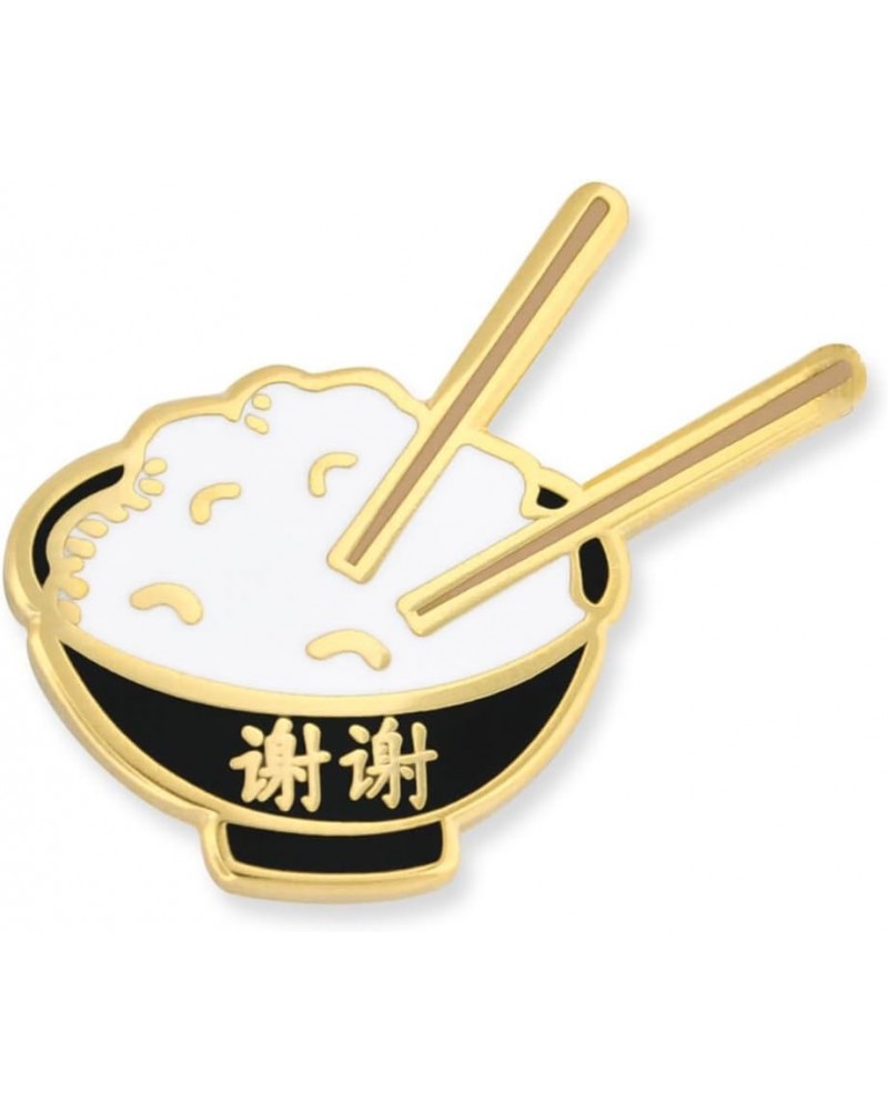 Sushi and Chinese Food Enamel Lapel Pin 1 Piece Chinese Rice Bowl $19.67 Others