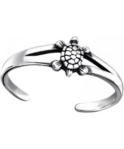 .925 Sterling-Silver Toe Ring (Adjustable) (Turtle) $11.20 Body Jewelry