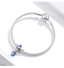 925 Sterling Silver Wine Cup Charm Teapot Charm Drink Charm Birthday Charm for Pandora Charm Bracelet B $9.87 Bracelets