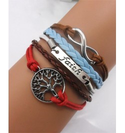 Handmade Adjustable Leather Bracelet, with Infinity Love Cute Unicorn Sister Cross Dream Dragon Horse Tortoise Angel Wings Ow...