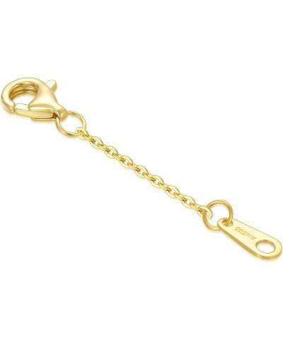 14k Gold 1"/1.5"/2"/2.5"/3"/4"/5"/6" Necklace Bracelet Extender Chain, Necklace Extender Gold 14k, Durable Removable Gold Cha...