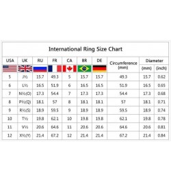 Women Zircon Engagement Rings Twist Simple Square Simulated Diamond Anniversary Rings Exquisite Jewelry (Rose Gold, 8) Rose G...