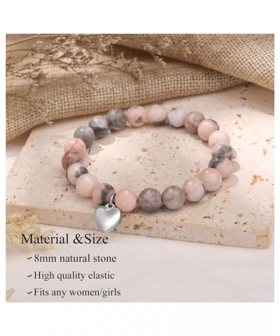 13th 16th 18th 21st 25th 30th 35th 40th 45th 50th 60th 65th 70th 75th 80th Birthday Gifts for Women Girls, Natural Stone Brac...