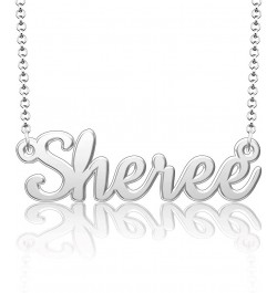 Custom Name Necklace Personalized 18K Gold Plated Nameplate Initial Necklaces Gift for Women Sheree $15.90 Necklaces