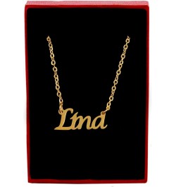 Lina Name Necklace 18ct Gold Plated Personalized Dainty Necklace - Jewelry Gift Women, Girlfriend, Mother, Sister, Friend, Gi...