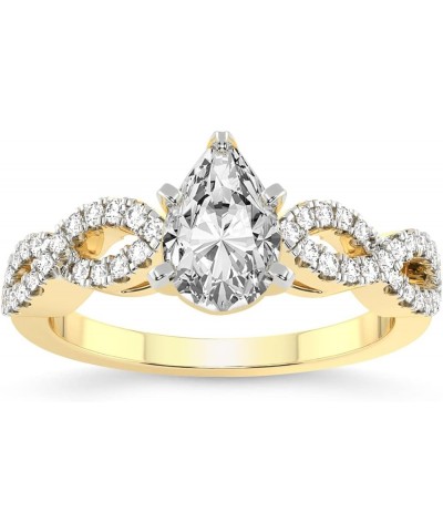 1 Carat -5 Carat | IGI Certified Lab Grown Diamond Engagement Ring | 14K Or 18K in White, Yellow Or Rose Gold | Lorene Twiste...