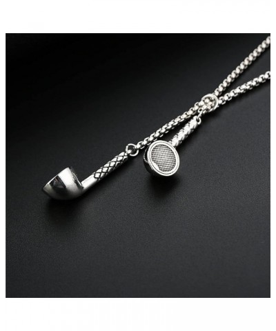 for Men Necklace Style Hip Hop and Women Trend Earbud Necklace Necklaces & Pendants Dainty Necklace (Silver, One Size) Silver...