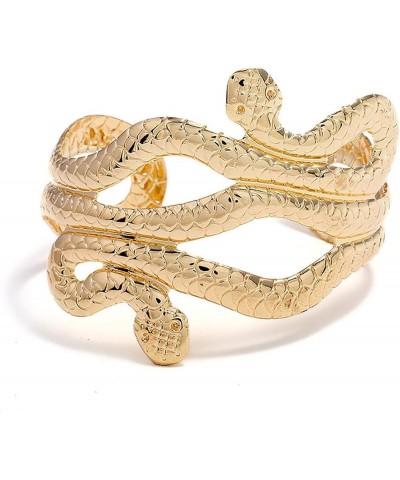 Snake Cuff Bracelet for Women Egyptian Adjustable Snake Bracelet Gold Silver Open Snake Bracelet Halloween Jewelry Gifts for ...