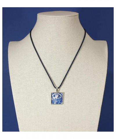 'Delftware Lover', Blue and White Delftware Cabochon Necklace, 24-28 Inches Blue Willow $17.80 Necklaces