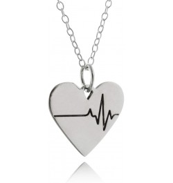 Love and Heart Necklaces for Women EKG IN HEART $20.52 Necklaces